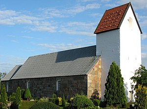 Billede af Sdr. Omme Kirke fra nordsiden